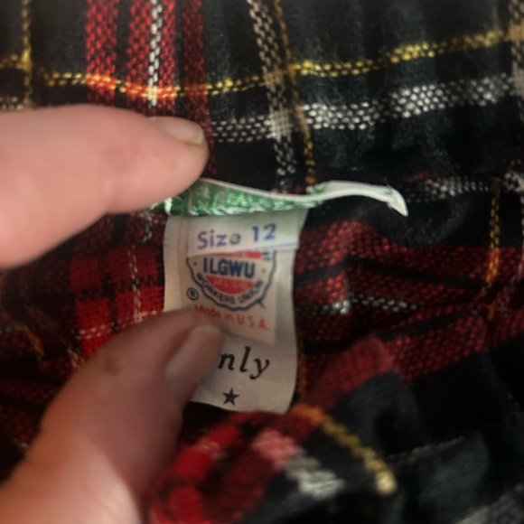 Vintage 80’s Prestige of Boston Plaid Wool Skirt 12 - Picture 5 of 6